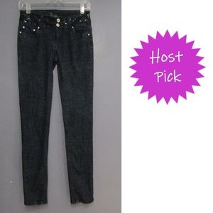 🌷HP🌷 Papaya Premium Blue Skinny Jeans Sequins 7